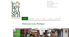 Desktop Screenshot of lepetspabpc.com